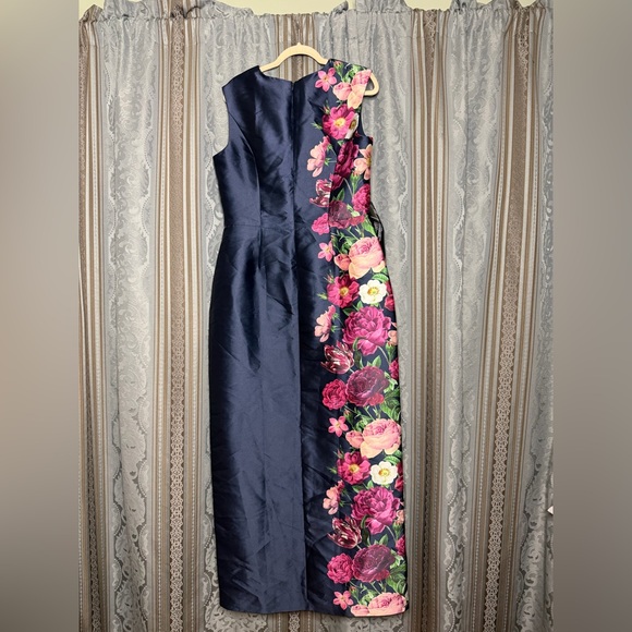 Kay Unger Caroline Column Gown - Picture 6 of 8